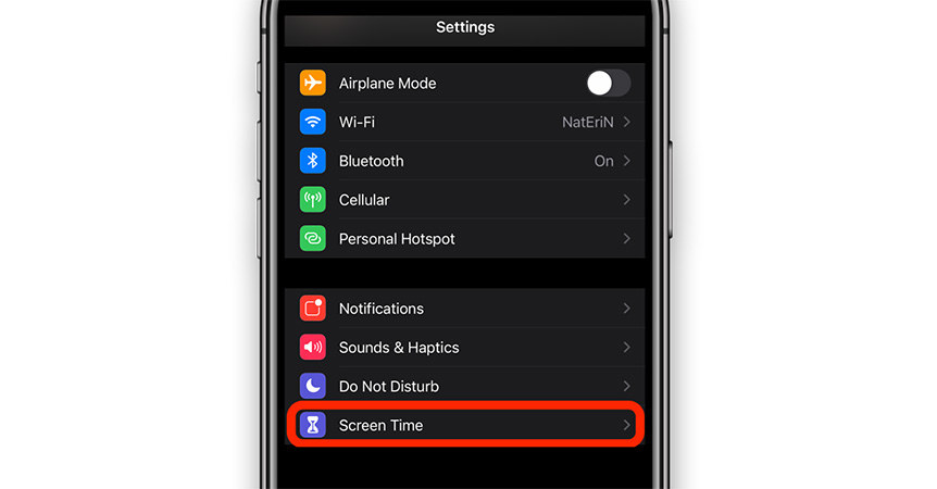مدة استخدام الجهاز على iphone
